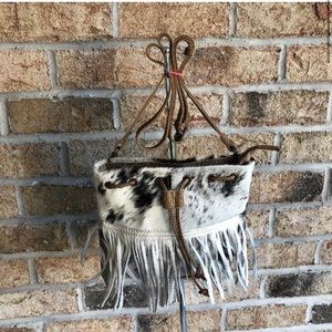 NWT Myra Bag fringe girl cowhide bag
